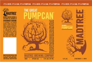 The Great Pumpcan by MadTree Brewing