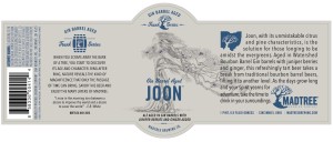 Joon Label from MadTree Brewing