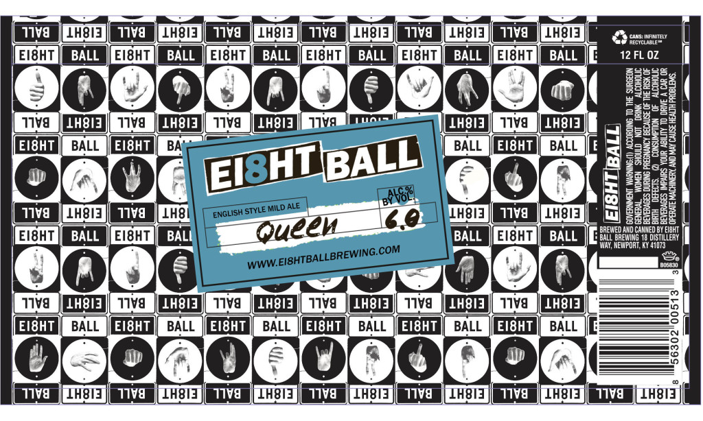 Ei8ht Ball Queen Label