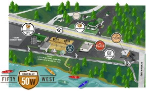 Fifty West Site Map