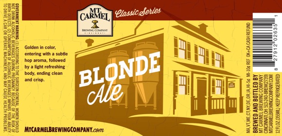 Mt. Carmel Blonde Ale