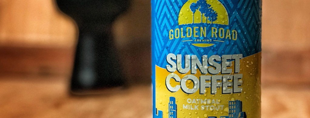 Golden Road Sunset Coffee Stout is a delicous Oatmeal Milk Stout with coffee added.