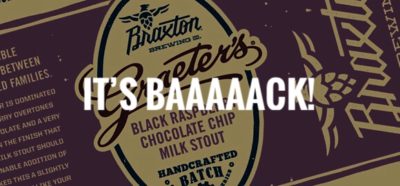The Return of Braxton and Graeters Black Raspberry Chip Stout