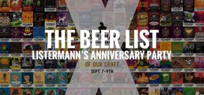 Listermann’s 10th Anniversary: Behold... The Beers!