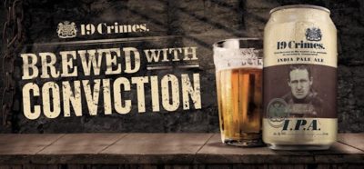 19 Crimes Launches Beer In The US
