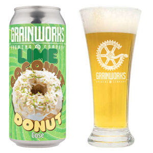 The Grainworks Lime Coconut Donut Beer.