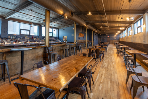 Wooden Cask's even space, called 'The Alley'